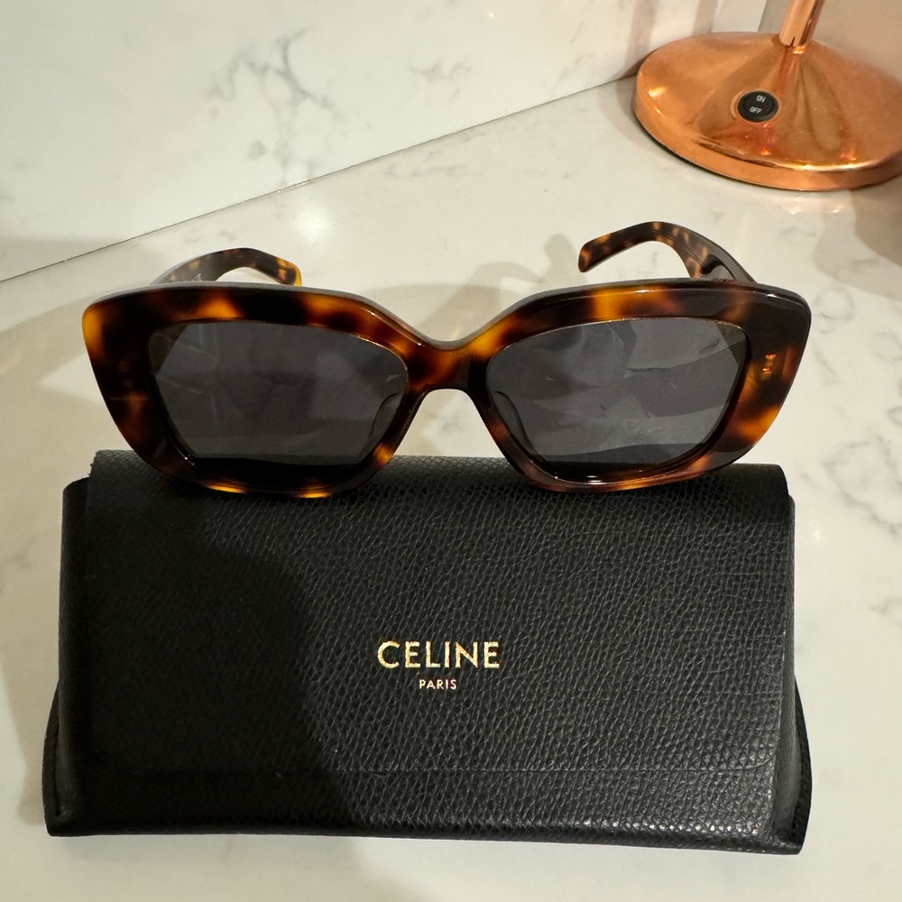 Celine Brown Tortoise Sunglasses